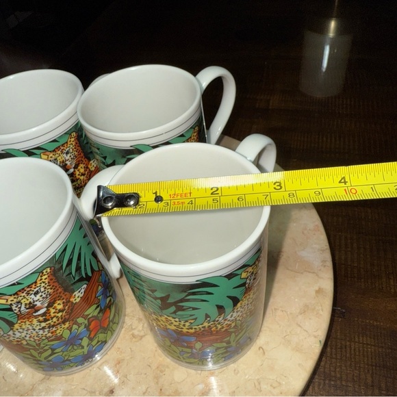 6 Dunoon Of Scotland Mugs Cheetahs~Kenya By Ruth Boden African Animal Stoneware* - Picture 13 of 16